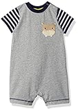 Gymboree Baby Girls' Toddler Boys' Hippo Pocket Romper Classic Grey Heather 18-24 Months [並行輸入品]