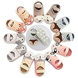 dicry 6ペアBaby Girl Non SkidメアリージェーンソックスCartoon動物暖かい幼児用ソックスfor Infant 12-24 Months マルチカラー 4327891254