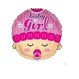 Mylar Balloon 18 " Baby GirlピンクヘッドパーティーデコレーションギフトベビーシャワーGood品質