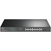 TP-Link TL-SL1218P 16ポート ラックマウントスイッチ TL-SL1218P | 16ポート 10/100Mbps＋2ポート ギガビット ラック