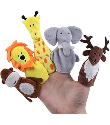 Amazon.co.jp: 指人形12個セット ミニぬいぐるみ 指パペット