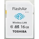 東芝 SDHCメモリーカード(FlashAir) 16GB SD-WC016G
