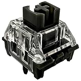 Zjmehty Kailh Midnight PROスイッチ メカニカルゲームキーボード用、5ピン/40gfリニア/サイレントスイッチ(ミッドナイトリニア、108個)