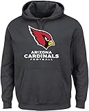 NFL Arizona CardinalsメンズOur Team長袖画面印刷フード付きフリースプルオーバー、M、チャコールヘザー