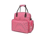(PINK17°)3WAYトート ママバッグ マザーズバッグ リュック軽量 通勤・通学用ディーバッグ 大容量 手提げ＆リックサック&斜めがけショルダー Drop Water　M011 (ローズ)