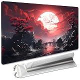 ボードゲーム 14x24インチ MTGプレイマット OCG CCG RPG TCGプレイマット(Blood Moon Secrets)に対応