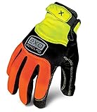 Ironclad EXO-HZA-03-M Hi-Viz Abrasion Gloves, Medium by Ironclad