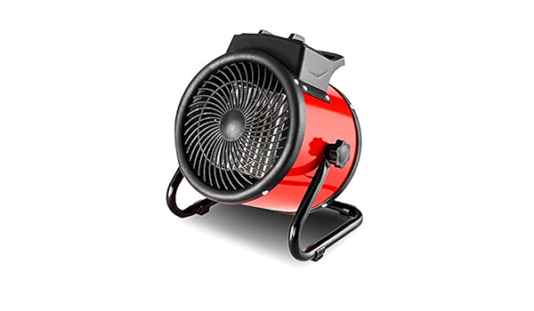 低価格で大人気の Lshan 5kwファンヒーター 産業用電気ヒーター ガレージワークショップ用3スピードヒーター温室格納庫 サイレント サーモスタット付き 季節家電 冷暖房