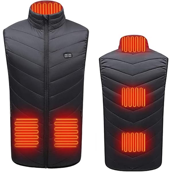 ヒーターベスト独立温度設定7.4Vバッテリー付き 速暖防寒ベスト 電熱ウエア Amazon | [DUKUSEEK] ヒーターベスト【サイズ調整可能】独立温度