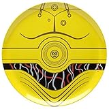 Zak! Designs Dinner Plate featuring C3PO Graphics from Star Wars Reusable Break Resistant BPA-free M