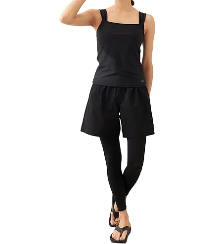 Amazon.co.jp: フィラ（FILA） 水着 カバーアップTシャツ タンキニ 4点