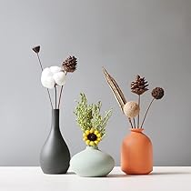 【美品】陶器 重厚感のある花瓶 ブラワーベース 花瓶 モノトーンフラワーベース 陶器 幅8.5×奥行8.5×高さ24cm