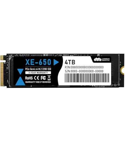 Amazon | KingSpec M.2 NVMe SSD 4TB Gen5.0 最大読込14000MB/s 3D