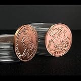 【手品 マジック】クイーン・ビクトリア・銅貨 直径38mm コイン マジック道具 近景マジック 手品 道具 (コイン 一枚)