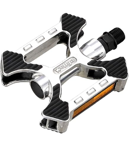 Amazon | Wellgo WPD - 95B Clipless pédales/Clip Noir/Argent