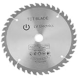 ソー切断ホイール、165mm x 20mm 40歯ダイアモンド円形ソーブレード木工ロータリー工具切断ディスク