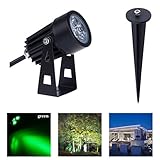 ミニ 3W Green LED IP65 アウトドア防水地中埋込型ライト ガーデン芝生ランプ景観 庭明かり GO-L02-G