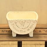 ナチュラルガーデン雑貨/鉢：レザンテンドリールハーフポット*(GF1633)