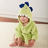 Baby Aspen Hooded Spa Robe, Splash-A-Saurus Dinosaur by Baby Aspen [並行輸入品]