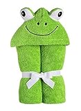 Yikes Twins Child Hooded Towel - Green Frog by Yikes Twins [並行輸入品]