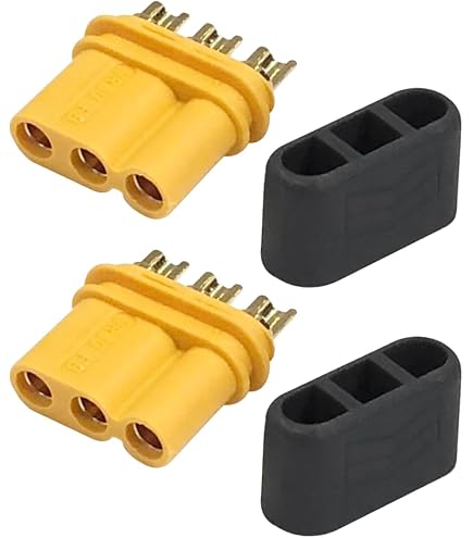 Amazon | MR-60コネクター(オス1pcs.メス1pcs.)3連ストレート