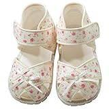 《初夏盛夏対応》(日本製) Pample Mousse(パンプルムース) ドビー天竺小花柄サンダル 13.0cm/IV NO.DP-72601