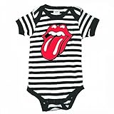 ローリングストーンズ Rolling Stones Tongue Striped Infant ベビー Baby Romper シャツ T-Shirt