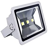 LED投光器 150W 1500W相当 3000k 電球色 極薄型 作業灯 集魚灯 看板灯広角120度 防水