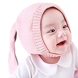 男女兼用　5色　かわいい　ウサギ耳　ベビー　ニット帽 女の子　春/秋/冬 防風・防寒・保温　ベビー 帽子 男の子　ベビーハット/帽子/キャップ/ハット　子供用/幼児/キッズ/新生児用　お宮参り/記念撮