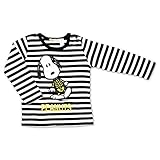 スヌーピー Tシャツ 長袖 ベビー ボーダー柄[351150529] 80cm ブラック