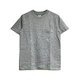 パックt フルーツ オブ ザ ルーム tシャツ ヘビーウェイト 7オンス 半袖 ポケット有 14669000 (GREY(ポケット有り), Lサイズ)