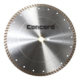 Concord Blades CTW120C10HP 12 Inch Continuous Wide Turbo Teeth Diamond Blade with Cooling Holes [並行輸