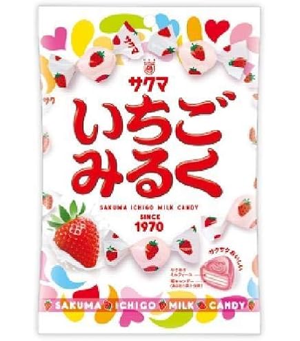 Amazon.co.jp: いちごみるく 食べ比べ いちごミルク 83g ミルキー 108g