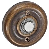 Fusion Hardware BEL-A7-MDB Decorative Collection Contoured Radius Doorbell, Medium Bronze, 1-Pack by
