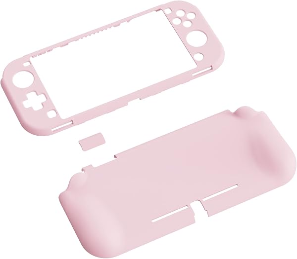 PlayVital ZealProtect Nintendo Switch Liteに対応用保護シェル、Switch Liteに対応用人間工学に基づいたデザインしたハードシェル、シェル&グラスフィルム&サムライカバー&ボタンキャップは付属しています【チェリーブロッサムピンク】 - 1