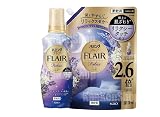 ハミングフレア リラックス 柔軟剤 花王 本体 510mL ＋ 詰め替え (510ml + 1950ml, ラベンダー＆ジャスミン)