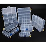Household vehicle-mountedストレージボックスプラスチックツール電子コンポーネントのコンテナ Type A 10 squares (small) -0.03kg Mi-home-