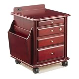 送料無料 天然木リビングワゴン ワイン 鍵 マガジンラック付き 生活用品 インテリア 雑貨 インテリア 家具 収納家具  xxx 09K