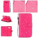 Samsung Galaxy Grand Prime ケース, UNEXTATI 手帳型ケース Samsung Galaxy Grand Prime ケース カバー 高品質 PUレザー 手帳型 ウォレ