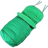 Universal Tippitoes Toto Stroller Large Luxury Foot-muff And Liner - Leaf (Green) by Baby Travel