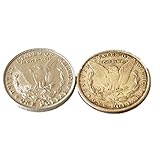 [ ZQION ] マジックの小道具 近景マジック　コインマジック　クラシックモーガンコイン（１０個セット）