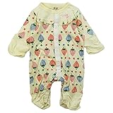 《春秋対応》 CHILD CHAMP(チャイルド チャンプ) 天竺いちご総柄カバーオール 70cm/C NO.C-86181506