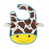 Skip Hop Zoo Tuck-Away Bib スキップホップ ズー タッカウェイ アニマルビブ (ジラフ) [並行輸入品]