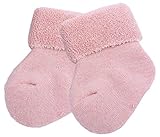ベビーストーリー オーガニックコットン 洛陽染め パイル新生児ソックス 7cm - 9cm ピンク 6041 日本製