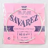 SAVAREZ サバレス クラシックギター弦 ピンクラベル ノーマルテンション4弦 524R (4st)