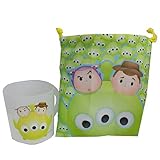 Disney ディズニーツムツム コップ＆巾着 A 通園通学 / リトル グリーンメン 1個入