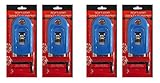 4 Glass and Paint Safety Scrapers with 5 Blades Each, Available in Blue, Red, or Yellow [並行輸入品]