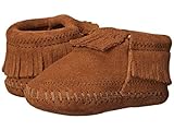 (ミネトンカ) MINNETONKA ベビーブーツ・靴 Riley Bootie (Infant/Toddler) Brown 4 Toddler 12cm [並行輸入品]