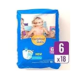 1パックサイズ6キャリーパック18に赤ちゃん超乾燥プル (Carrefour) (x 6) - Carrefour Baby Ultra Dry Pull On Size 6 Carry Pack 1