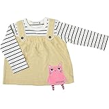 2017年 春物 UZUCHAT ウズチャット キャミ重ね着風 長袖Ｔシャツ UZULAND ウズランド ベージュ◇90cm